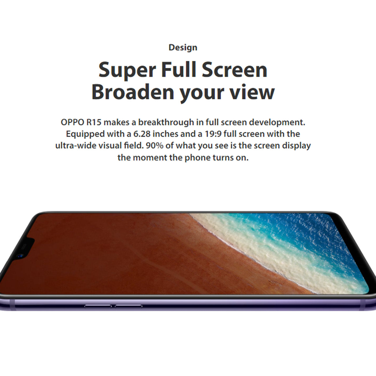 Limited Offer Refurbished OPPO R15 128GB+6GB 6.28" 20MP+16MP 2G/3G/4G LTE Dual SIM Android 8.1 3450mAh Face ID Fingerprint Unlock Smartphones Big Phones