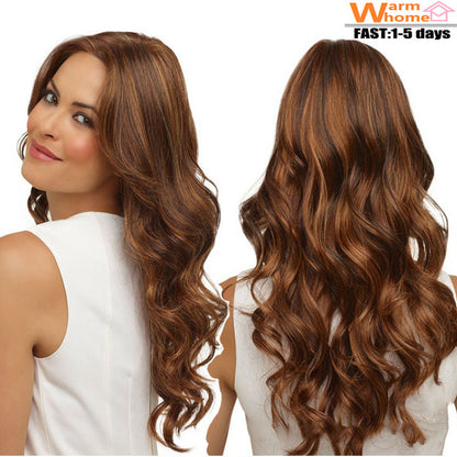 Premium Curly Long Wigs for Black Women Wavy Curly Hair Synthetic Hair Ladies Long Curly Wigs 25inch Long Curly Wigs Hair Girls First Hair