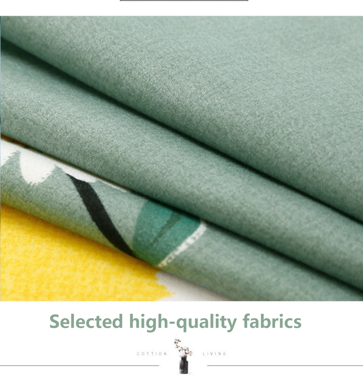 4PCS Bedding Set Daisy print 1PC Duvet Cover+1 PC Bed Sheet+2PCS Pillow Covers Aloe cotton (without duvet) Bedding sets & accessories