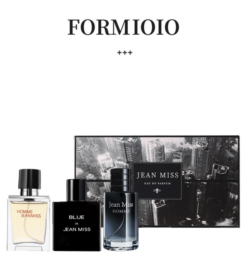 JEAN MISS Brand New 3-bottle 30ML Men's Perfume Gift Suit