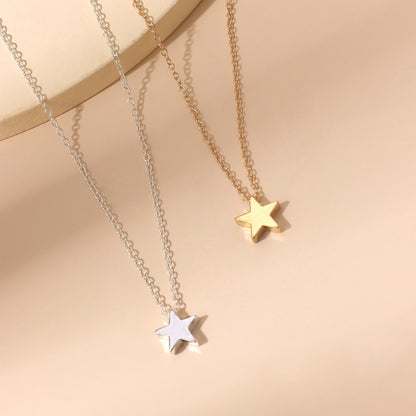 Fashion Thickened Star Pendant Clavicle Sweater Necklace