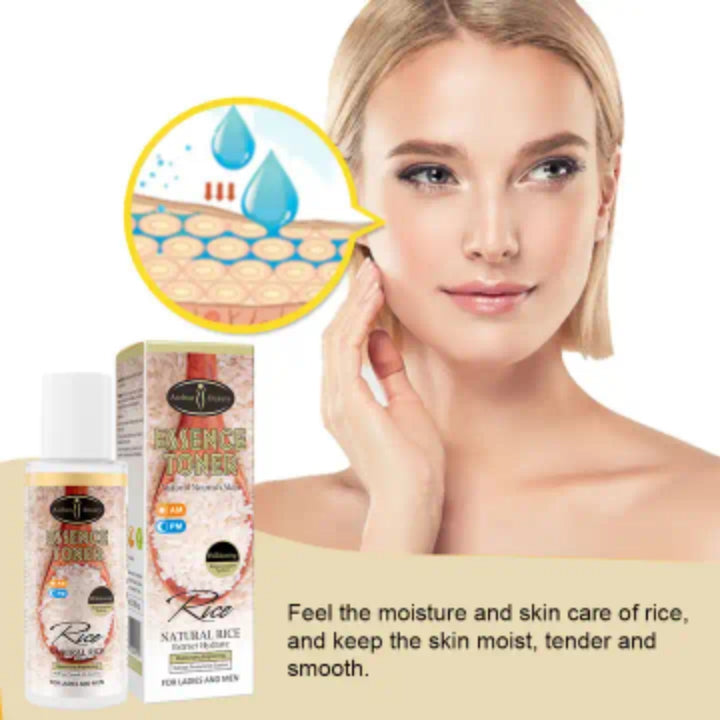 Natural Rice Essence Toner Hydrate Brightening AM PM Day Night - Aichun Beauty