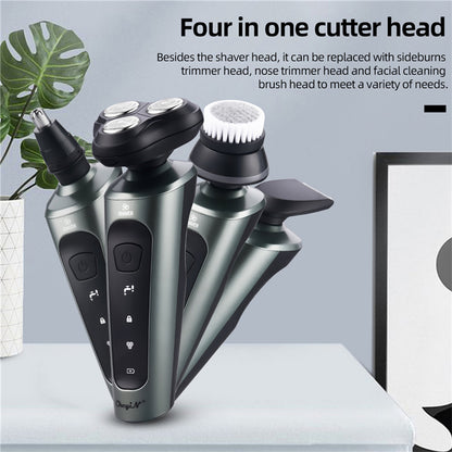 New Arrival 4 in 1 Multifunctional Electric Shaver Beard Nose Trimmer Waterproof Electric Razor Rechargeable Shaver For Men