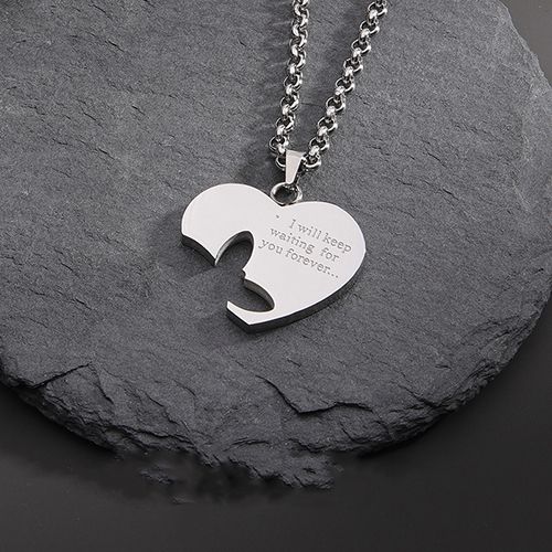 2 pcs/sets new stainless steel O-line chain butterfly love mood couple necklace men's and women's necklace jewelry wholesale new to Christmas Black Friday anniversary gift