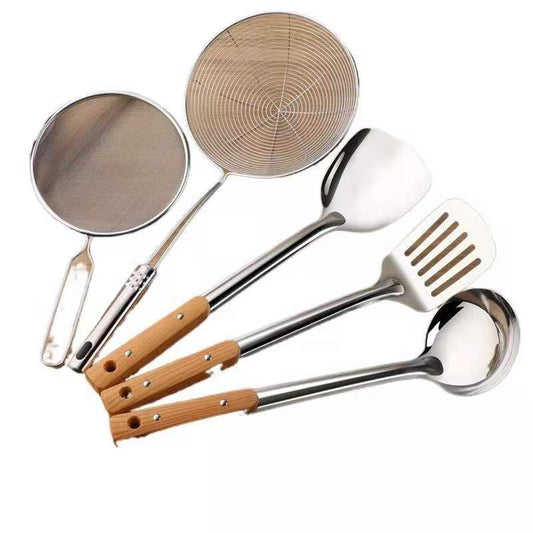FBK cookware kitchen utensils kitchenware set stir-fry spatula frying soup porridge spoon leakage spoon kitchenware filter