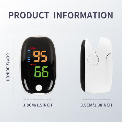 Blood Oxygen Monitor Finger Pulse Oximeter Oxygen Saturation Monitor Health Care Home Monitor Pulse oximeter machine Efficient oximeter easy to use【Exclude battery】