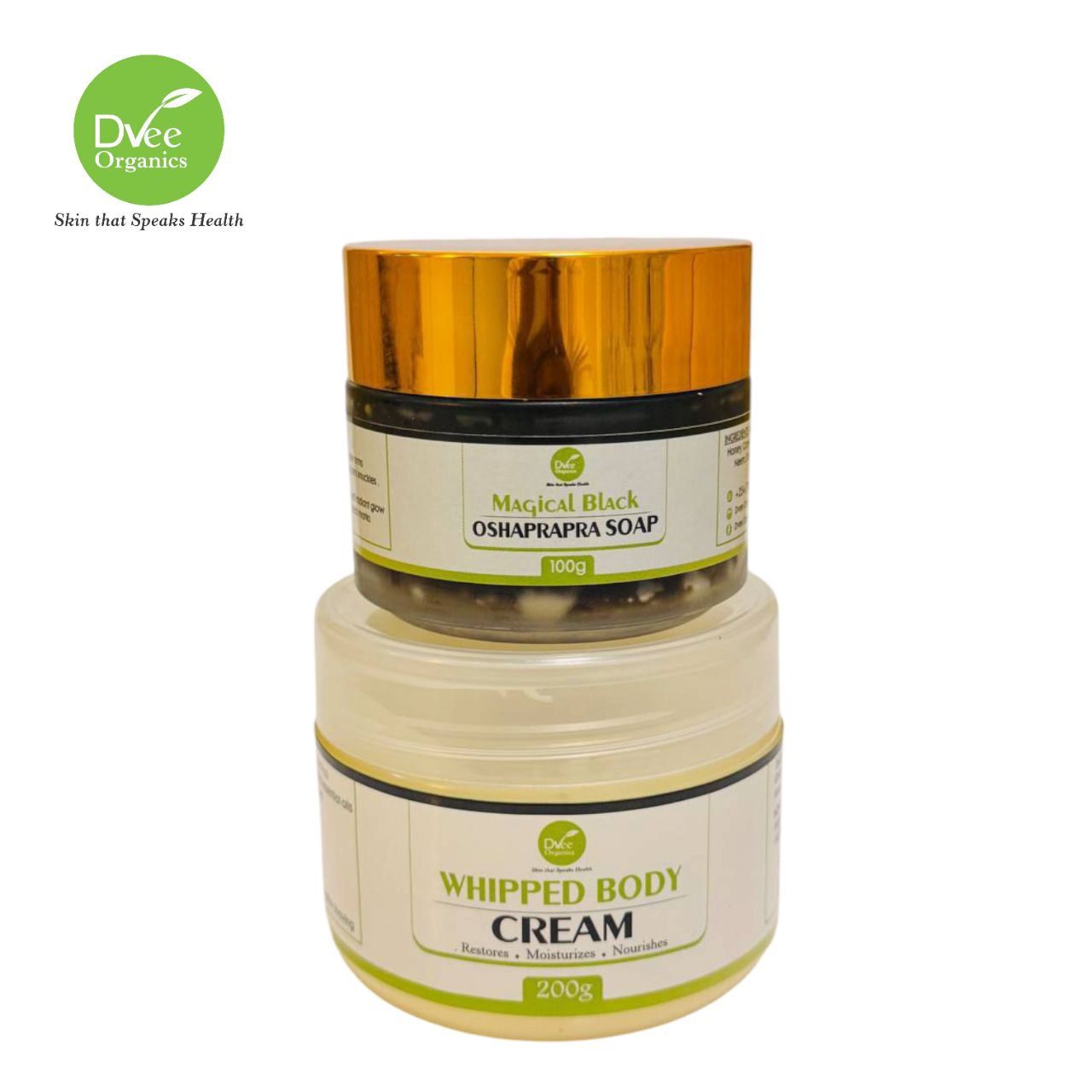 Soft Glow Body Package - Dvee Organics - Body Wash and Body Butter for Clean and Soft Glowing Skin