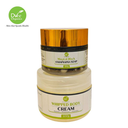 Soft Glow Body Package - Dvee Organics - Body Wash and Body Butter for Clean and Soft Glowing Skin
