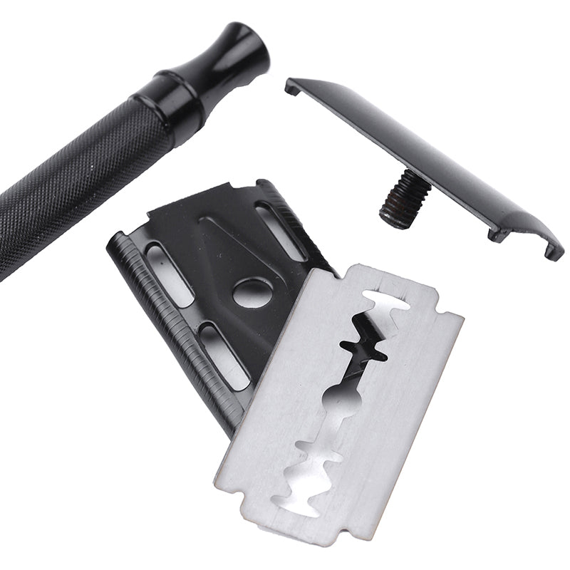 Double Edge Classic Mens Shaving Mild Hair Removal Shaver It With Small Brush Adjustable Safety Razor