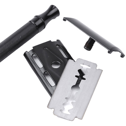 Double Edge Classic Mens Shaving Mild Hair Removal Shaver It With Small Brush Adjustable Safety Razor