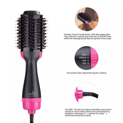 3 in 1 Hair Dryer Hot Comb Hair Brush Volumizer Hair Straightener Hot Air Curling Brushes Hair Styling Tools
