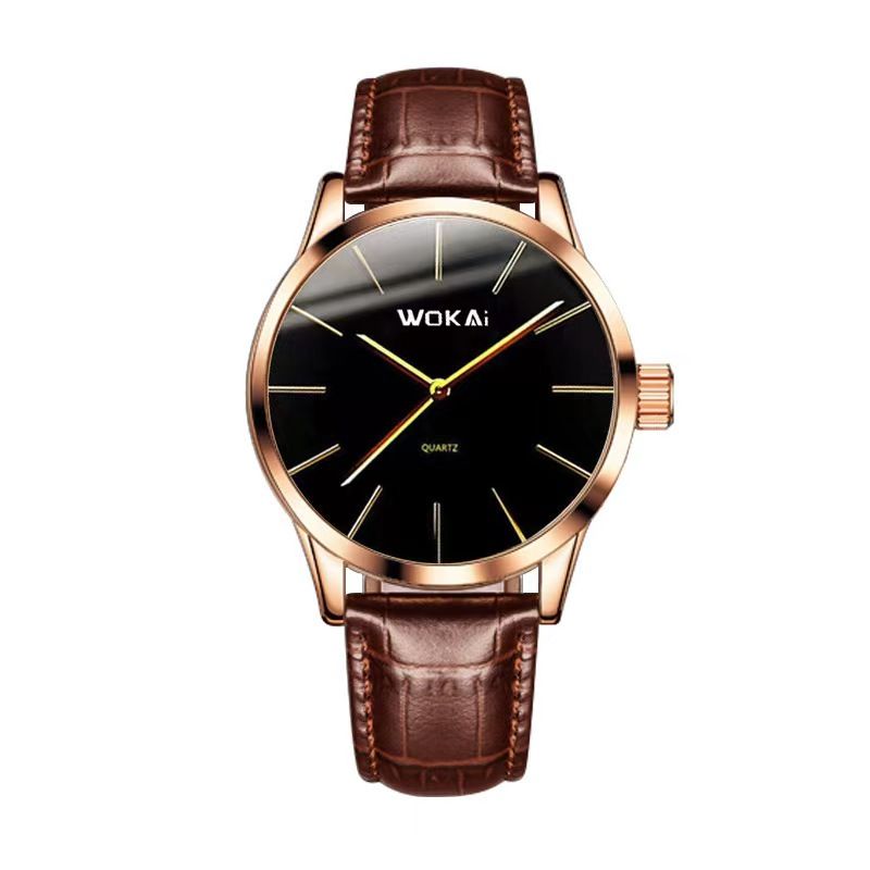 Men Watch Leather Straps Stainless Steel Good Quartz Luxury Man Wristwatch Waterproof Watches Male Watch Wrist Watch Valentines Christmas Birthday Gift Fashion