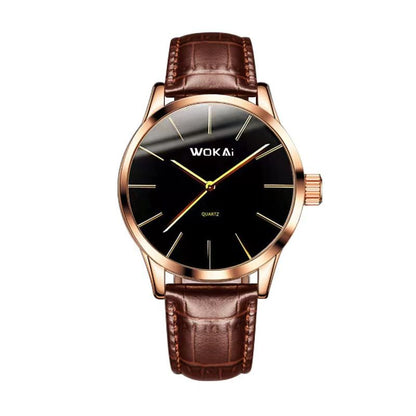 Men Watch Leather Straps Stainless Steel Good Quartz Luxury Man Wristwatch Waterproof Watches Male Watch Wrist Watch Valentines Christmas Birthday Gift Fashion