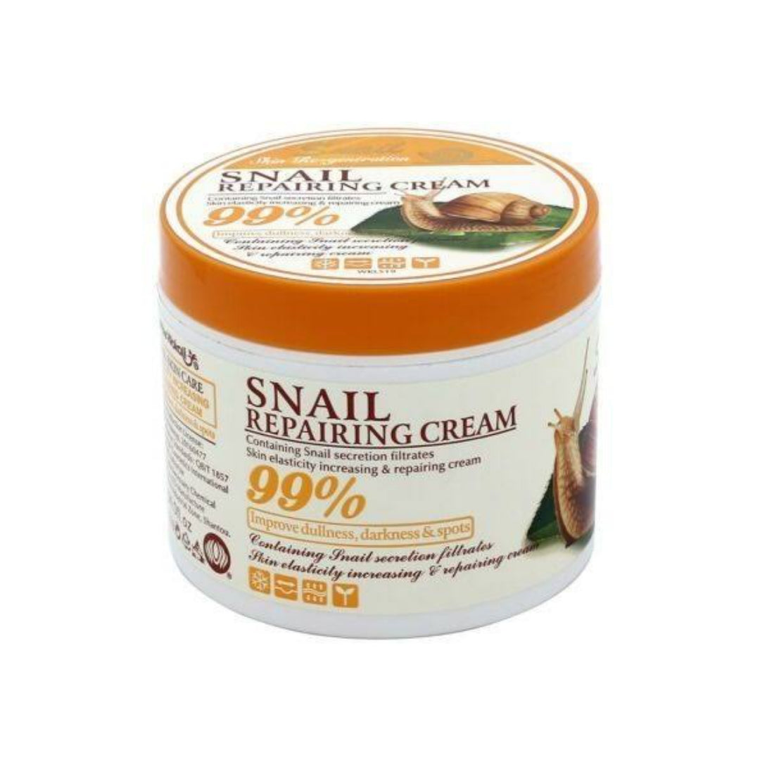 Snail Repairing Lotion + Cream - 550 ML & 115G - Fruit of the Wokali - Skin Regeneration Elasticity Improve Dullness. dark Spots Professional Care