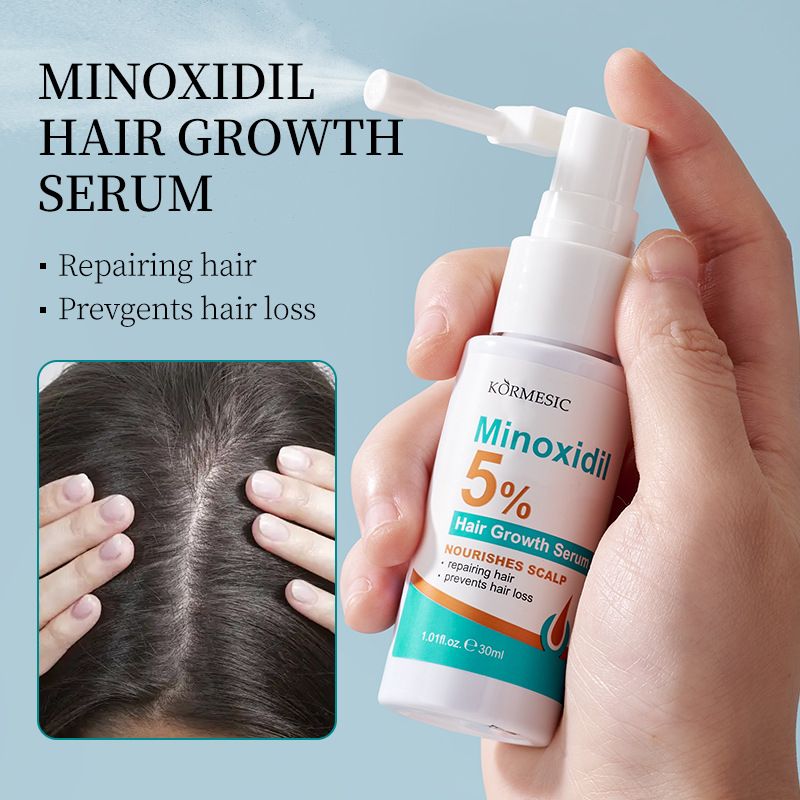 Kormesic 5% Minoxidil Hair Regrowth Treatment for Men & Women - Clinically Proven to Reverse Thinning Hair, Stimulate Follicles & Prevent Baldness