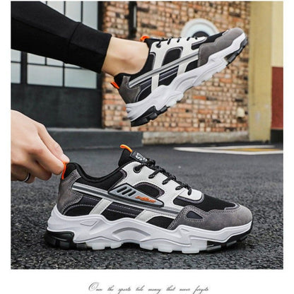 Men's Shoes Sneakers Man Breathable Mesh Running Shoes Trendy Casual Sports Student Travel Shoes