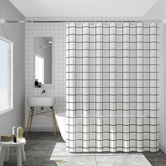 Fashionable Shower Curtain - Beautiful Pattern, Waterproof Design, Easy to Clean - Perfect for Bathroom, Shower Stall