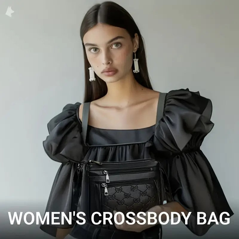 Women'S Shoulder Bag Anti-Aging Embossed Mommy Bag, Made of PU with a Genuine Feel, Crossbody Bag