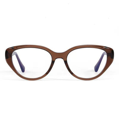 New butterfly frames, versatile no-makeup glasses, finished myopia glasses, student glasses, cat's eye anti-blue light flat glasses
