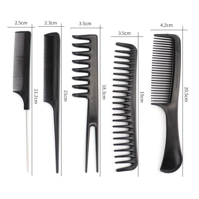 10Pcs Professional Hair Styling Hair Comb Set Combs Pack Makeup Barber Haircare Styling Tool Set Anti-static Hairdressing Combs Set Smooth Hair Healthy Massage Comb Haircare Stylist Accessories