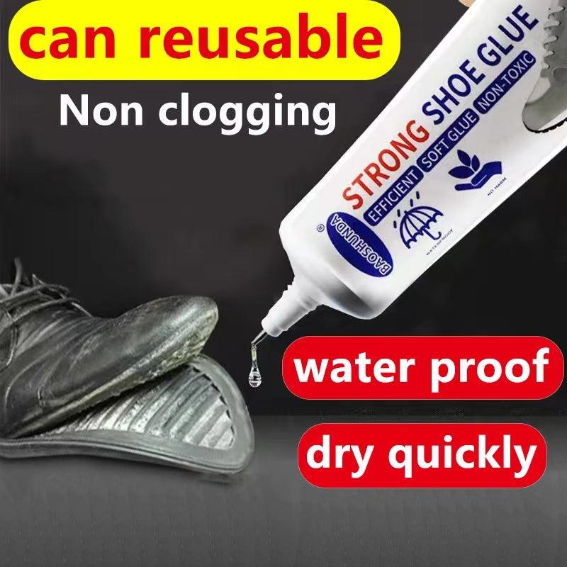 60g Shoe Glue Waterproof Quick-drying Repair Shoes Universal Adhesive Glue Instant Shoe Adhesive Shoemaker Professional Repair Tools