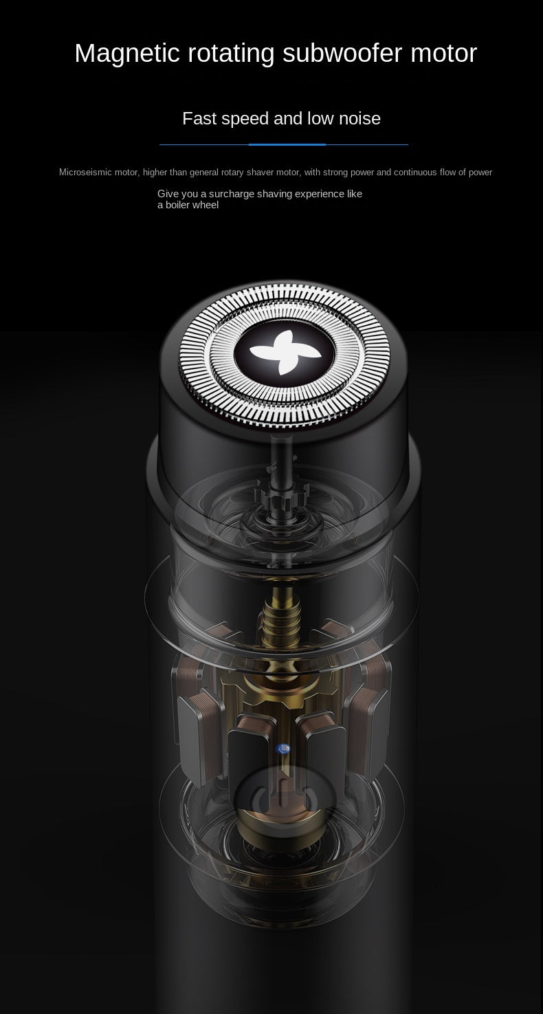 New Mini Electric Shaver Pocket Size Waterproof Razor Washable Portable Shaving Beard Trimmer USB Charging Travel Car Mini Shaver Rechargeable Men Shaver