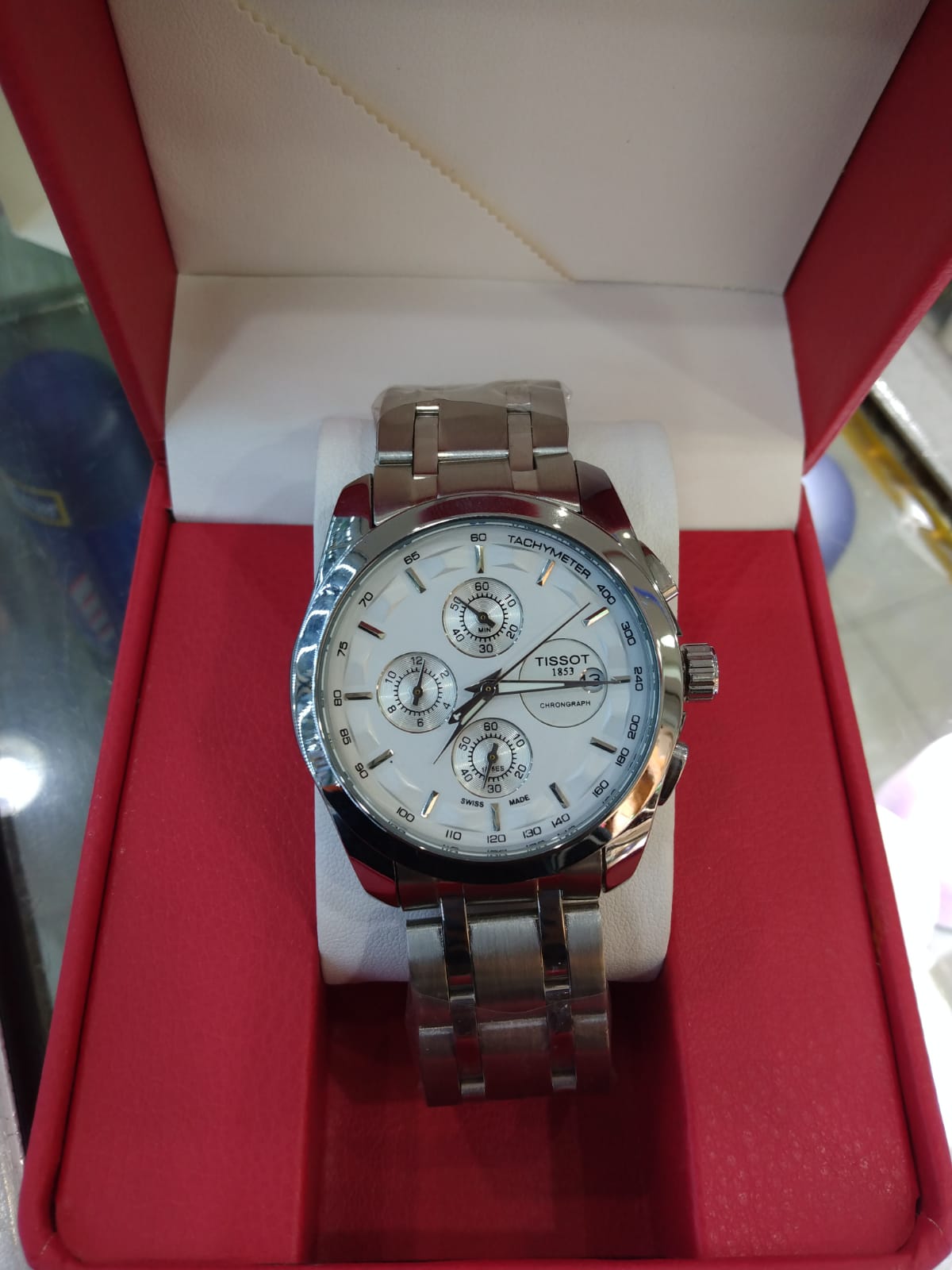 Tissot Gents Luxury Automatic Watch – Original Swiss Men’s Wristwatch with Stainless Steel Case, Waterproof Design, Date Display, Durable Strap, Elegant Business & Casual Fashion Timepiece