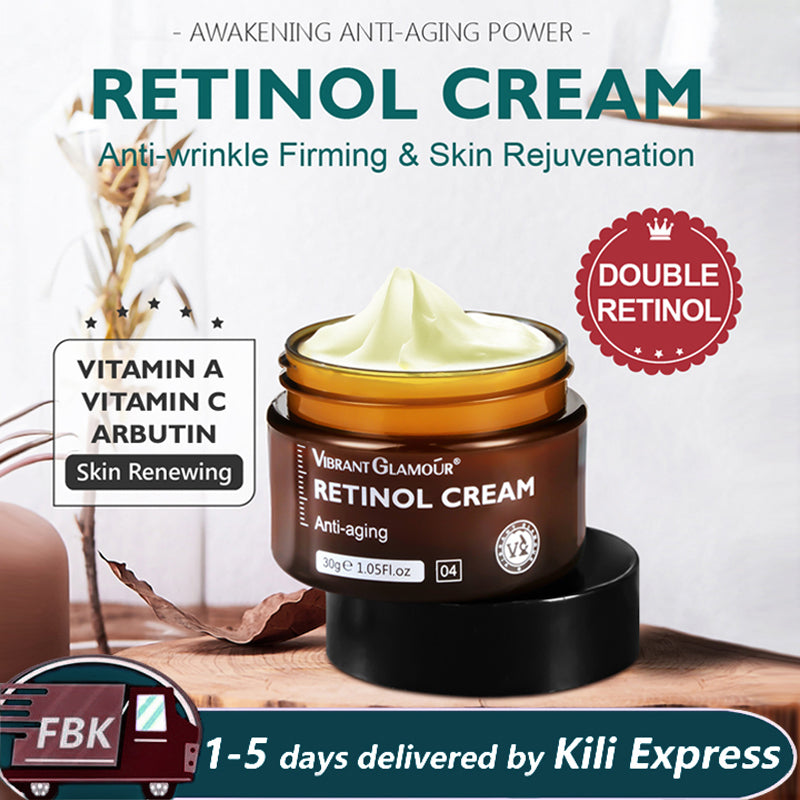 VIBRANT GLAMOUR Retinol Face Cream Firming Lifting Anti-Wrinkle Brightening Moisturizing Skin Care Retinol Face Cream