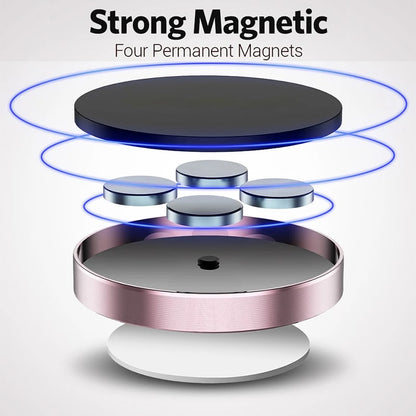 Sucker Car Phone Holder Universal Magnetic Mount Bracket Stick On Car Phone Stand for iPhone Xiaomi Huawei Samsung Dashboard Wall Mounted Car Magnet Sticker