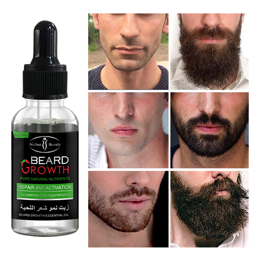 Barbe Beard Essentital Oil Beard Growth Enhancer Pure Natural Nutrients Beard Oil for Men Facial Nutrition Beard Care