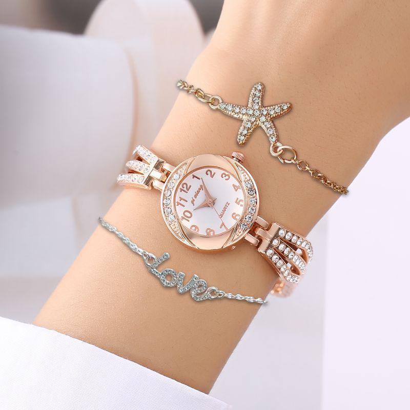 Women's Bracelet Watch Set Luxury Quartz Woman Watches Bangles Set Casual Dress Elegant Ladies Wristwatch Gifts