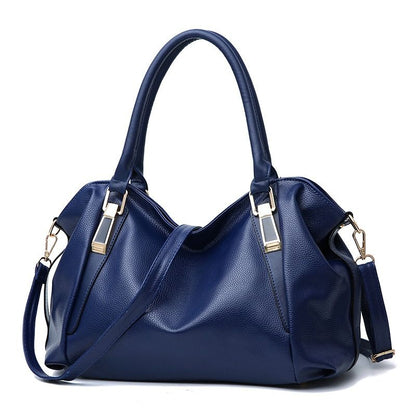 Women's bag Female Shoulder bag Handbag for women Crossbody bag new Casual fashion soft bags large capacity oblique body handbag Solid Color blue black