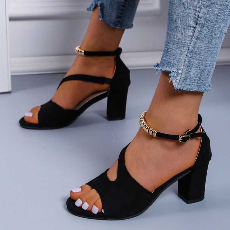 Women Shoes Sandals Ladies Shoes Heels Heels Block Heel Thick Heel Chunky Heel Bling Shoes