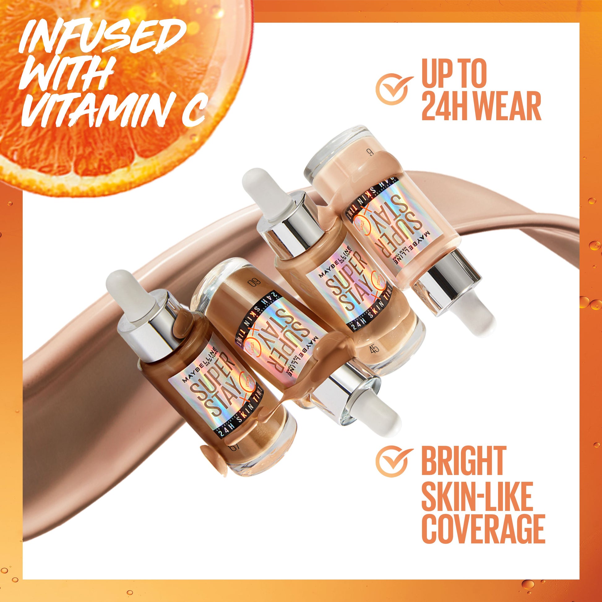 【Discunted】Maybelline New York Superstay Skin Tint Shade 77 With Vitamin C