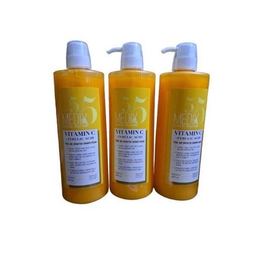 Medix5 5 5.5 VITAMIN C FERULIC ACID SHOWER CREAM