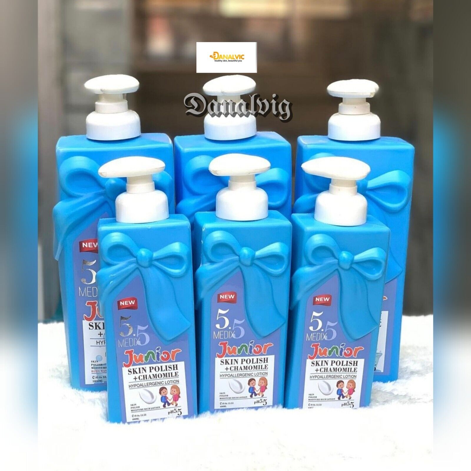 2 Packs Medix 5.5 Skin Polish + Chamomile Moisturizing Body Wash 1000ml + 400ml Powerful Hydration Cleansing Long-lasting Body Moisturizer