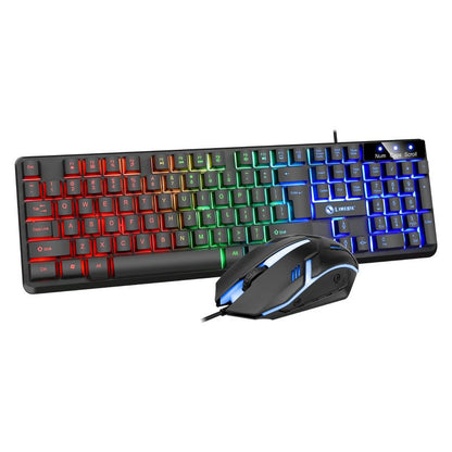 2in1 Luminous keyboard and mouse set Mouse Combos Mechanical feel e-sports gaming mouse keyboard set