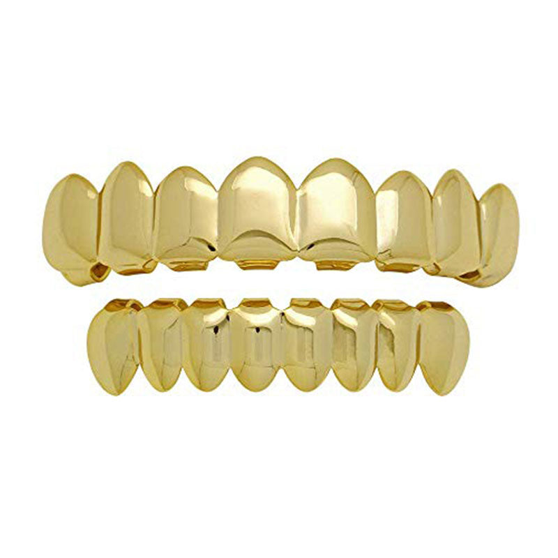 rapper teeth grillz dental mouth tooth grillz set hip hop tooth cap/caps grillz tooth hiphop rapper jewelry for men women fashion accessories costume/halloween party cosplay grillzs hip hop teeth
