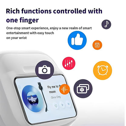 A9 For Small Ears TWS Macaronian Pods Full color touch smart screen series Wireless Earpods Bluetooth Earphone for android&ios Pods Earbuds