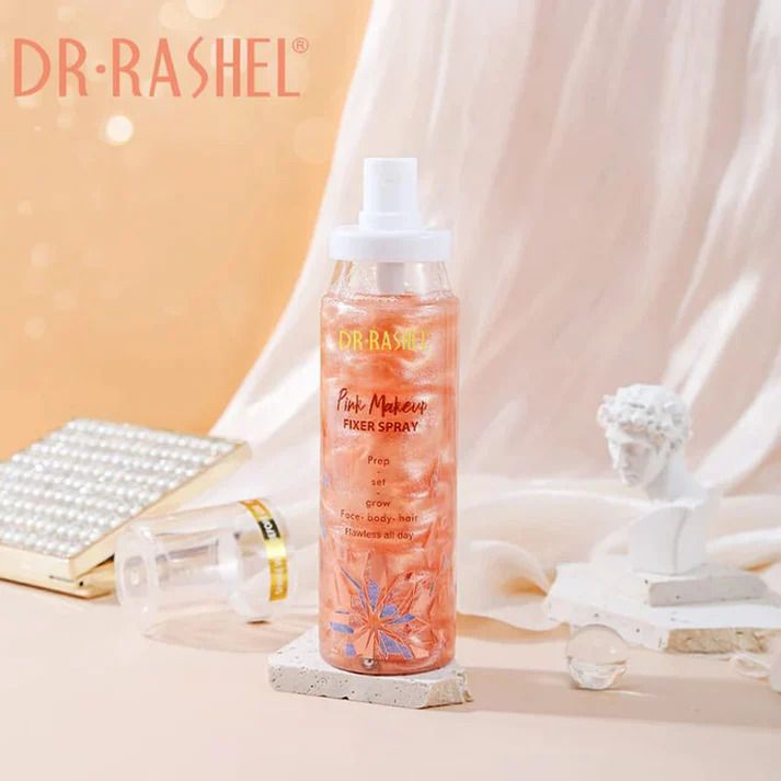 DR. RASHEL Lightweight & Moisturizing Pink Makeup Fixer Spray