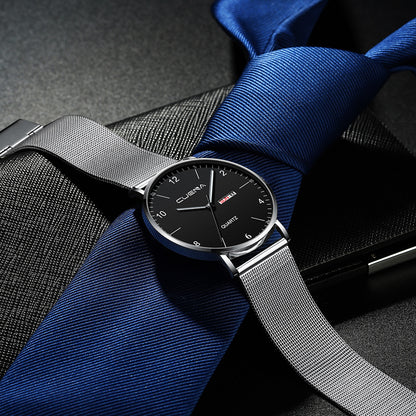 Men Watch Stainless Quartz WristWatches Waterproof Male Watches Fashion Wrist Watch Date Classic Valentines Gift