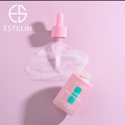 2 Packs ESTELIN Rosehip Niacinamide Fade Spot Serum - 30ml X 2 Control Excessive Oil Clears Clogged Pores Refreshing And Hydrating Purifies And Softens Skin Face Serum 30ml X 2