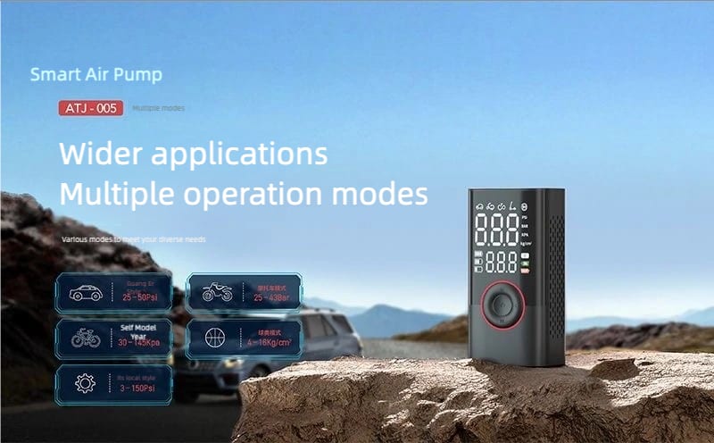 4000 Ah Wireless Car Air Compressor Air Pump PortableAir Pump Electric Tire Inflator Pump for Motorcycle Bicycle Boat AUTO Tyre Balls Inflatable,power bank,portable charger