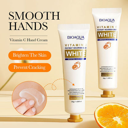 9-Piece Vitamin C Brighten Skin Care Set Potent Nourish Skin White Brighten Face Toner Face Lotion Face Serum Face Masks Hand Cream