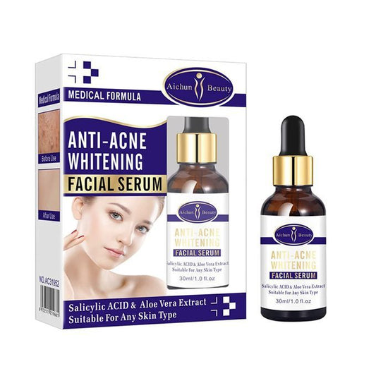 Aichun Beauty Anti-Acne Whitening Facial Serum With Salicylic Acid & Aloe Vera Extracts Face Skin Care