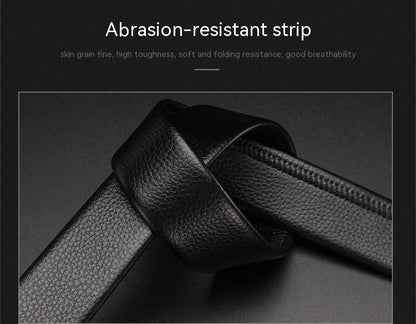 Men's Ratchet Belt with Automatic Sliding Buckle Belt Men Top Quality Luxury Leather Belts for Men,Strap Male Metal Automatic Buckles mens belt,ratchet belt buckle,adjustable belt,black belt