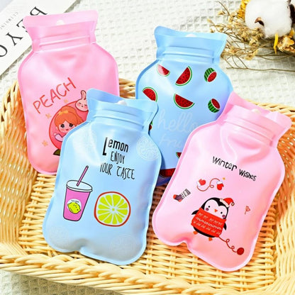 2pcs Mini Hot Water Bottle Cute Hot Water Bag Soft Portable Hot Water Bottle Menstrual Cramps Household Personal Care Women Lady Girls Period Pain Relief Warm Hand Warm Foot