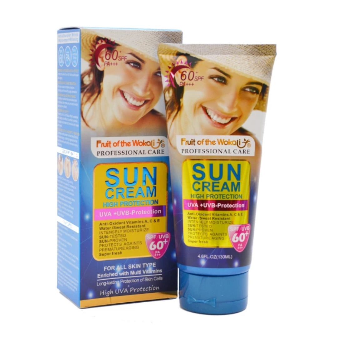 Fruit Of The Wokali Sun Cream SPF 60+ UVA + UVB Block High Protection Sunscreen Sun Screen