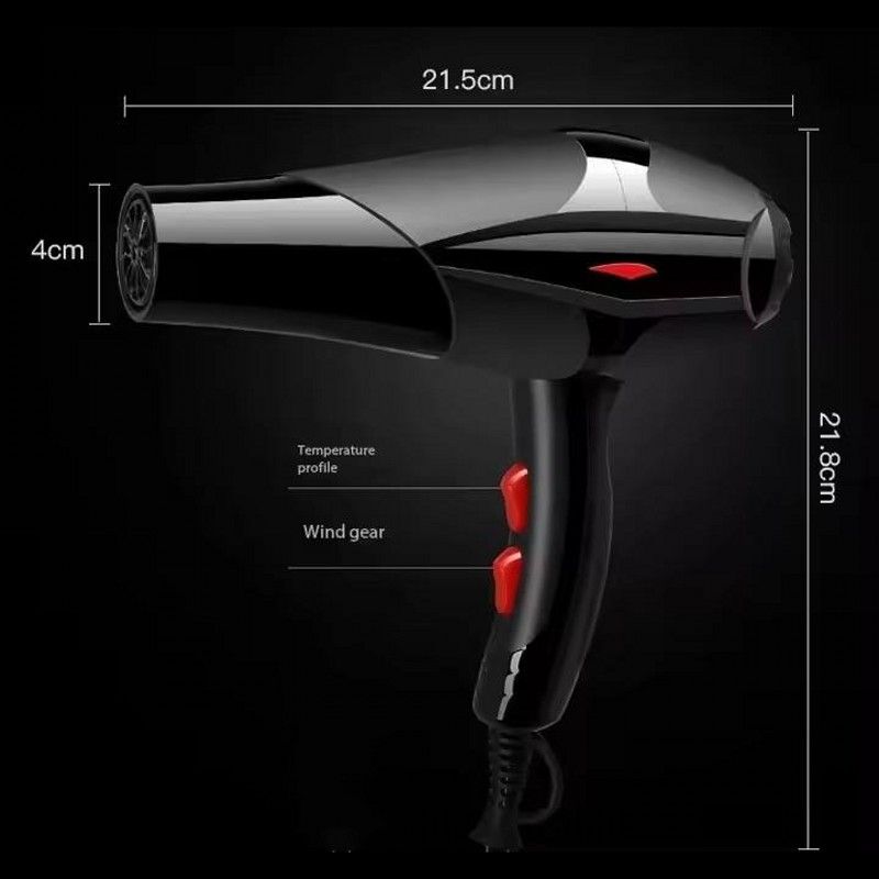 Hair Blow Dryer Professional Hair Dryer+Hair Comb+UK Plug