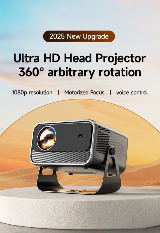 The best-selling model in 2025,1080P 4K Portable WiFi 6 BT V5.0 Projector Home Theater Smart Projector Auto Keystone Movie Projector for OS Android TV stick